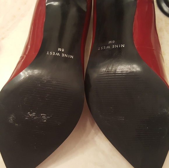 Nine West👠Rare Color Burgandy Moon - Picture 5 of 14